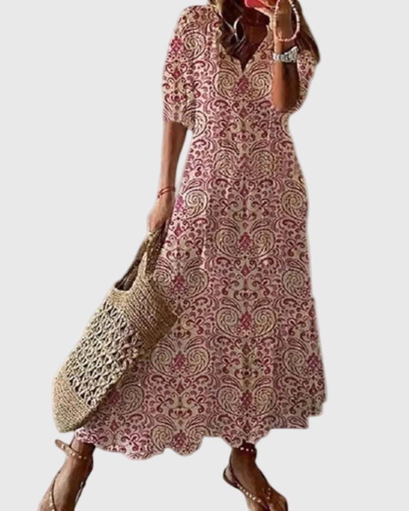 Amalia | Vintage Boho Maxi Summer Dress