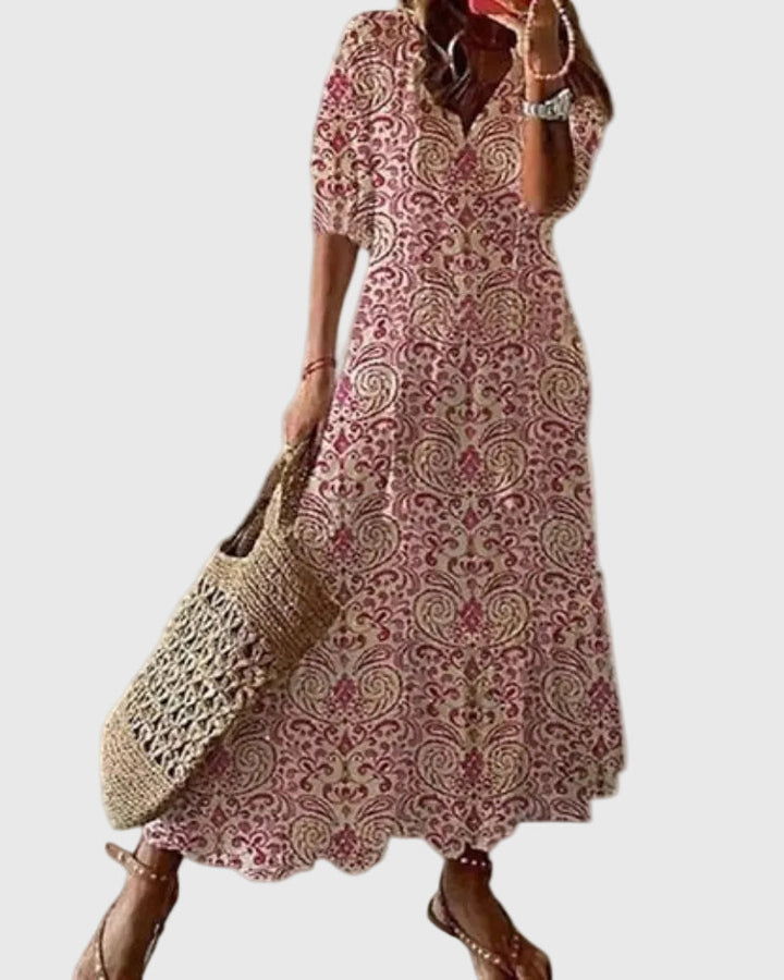 Amalia | Vintage Boho Maxi Summer Dress
