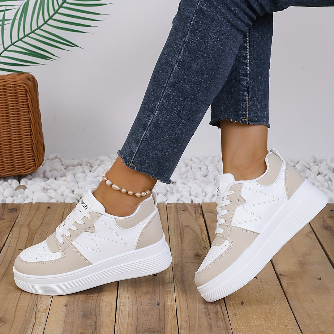 Chloé | Eleganti Sneakers con Soletta Piattaforma