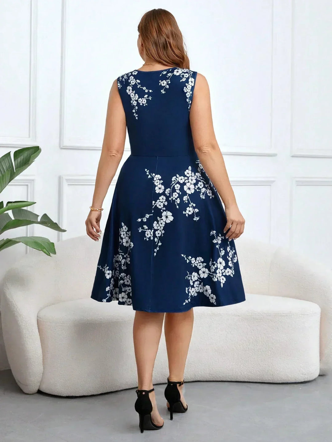 Danica - Vestito Floreale Avvolgente