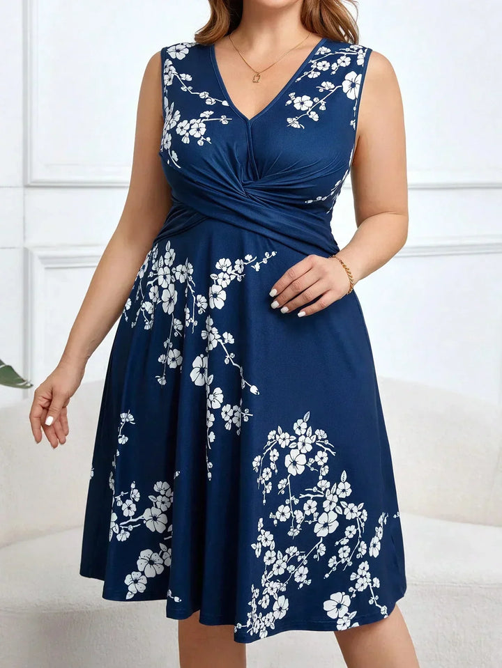 Danica - Vestito Floreale Avvolgente