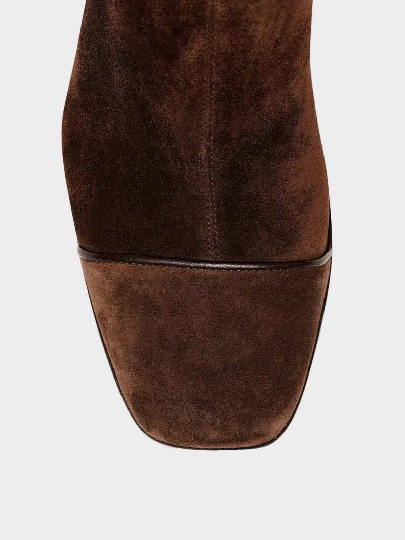 Alma – Stivaletti in suede con tacco