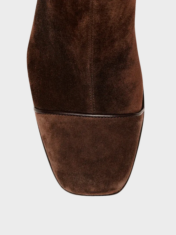 Alma – Stivaletti in suede con tacco