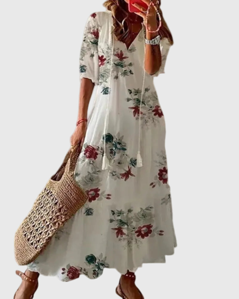 Amalia | Vintage Boho Maxi Summer Dress
