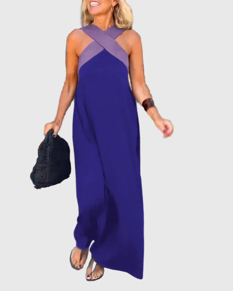 Elena | Abito Maxi Elegante e Fluido