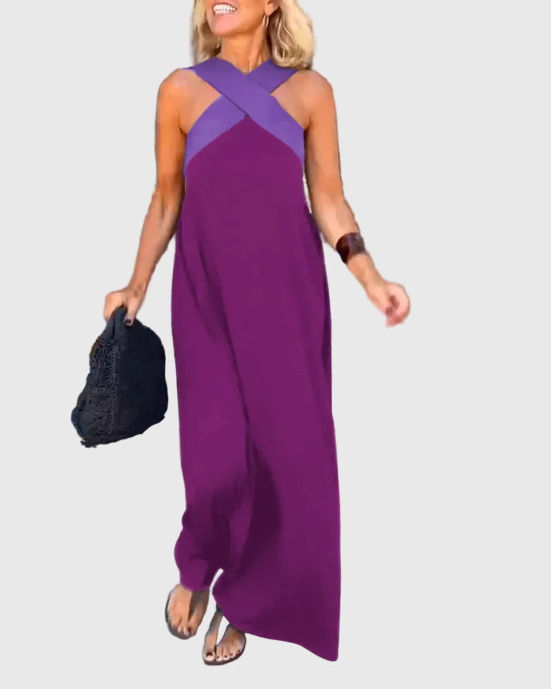 Elena | Abito Maxi Elegante e Fluido
