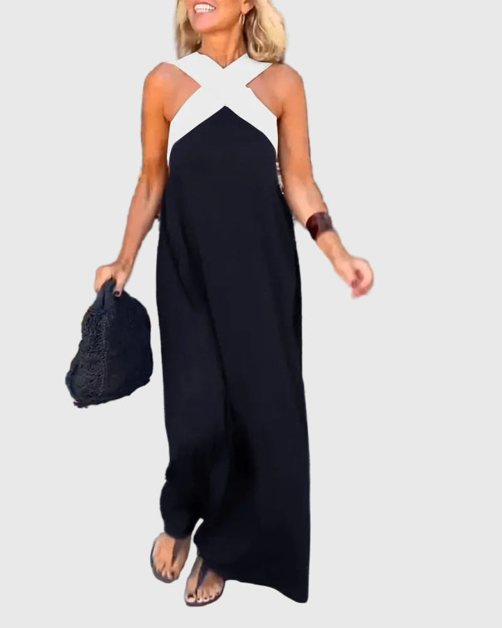 Elena | Abito Maxi Elegante e Fluido