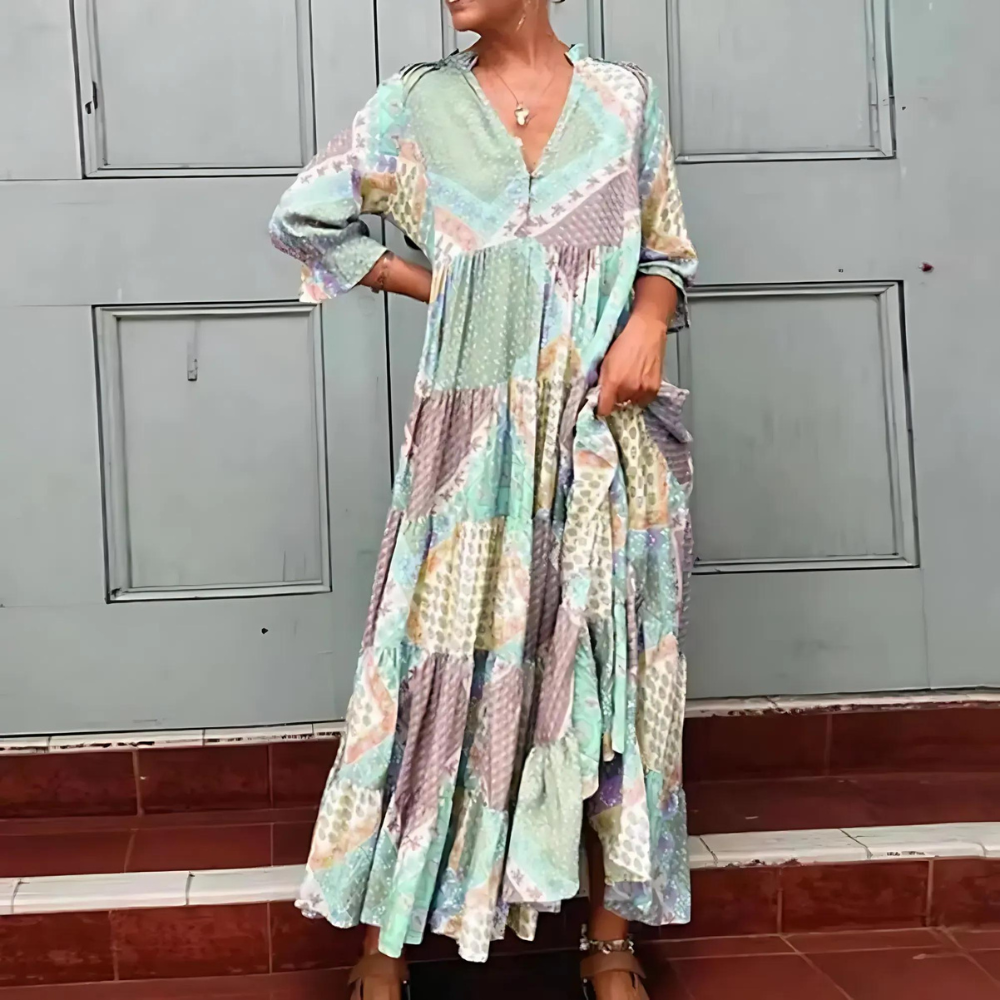 Florentina - Elegantly Printed Dress