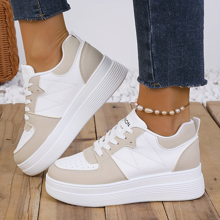Chloé | Eleganti Sneakers con Soletta Piattaforma