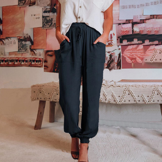 Kaeli – Pantaloni Chic con Cintura