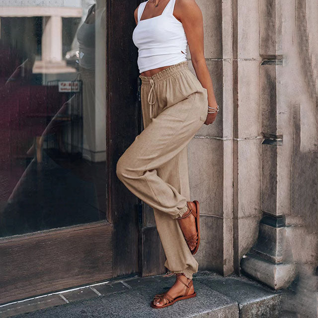 Kaeli – Pantaloni Chic con Cintura