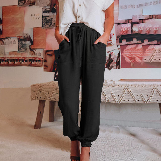 Kaeli – Pantaloni Chic con Cintura