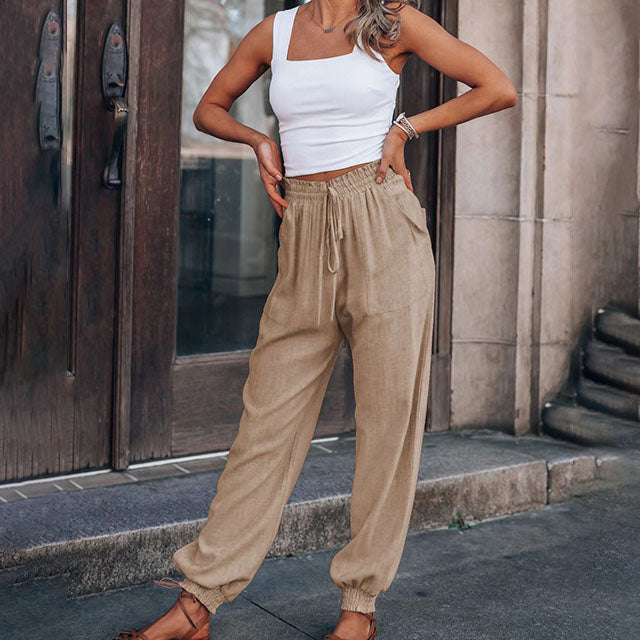 Kaeli – Pantaloni Chic con Cintura