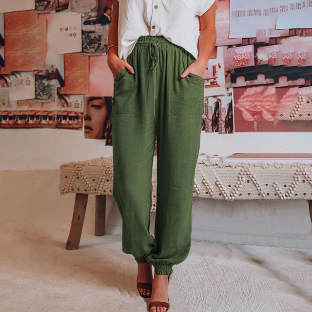 Kaeli – Pantaloni Chic con Cintura