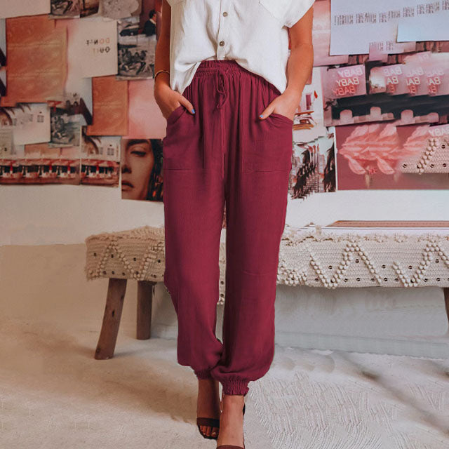 Kaeli – Pantaloni Chic con Cintura