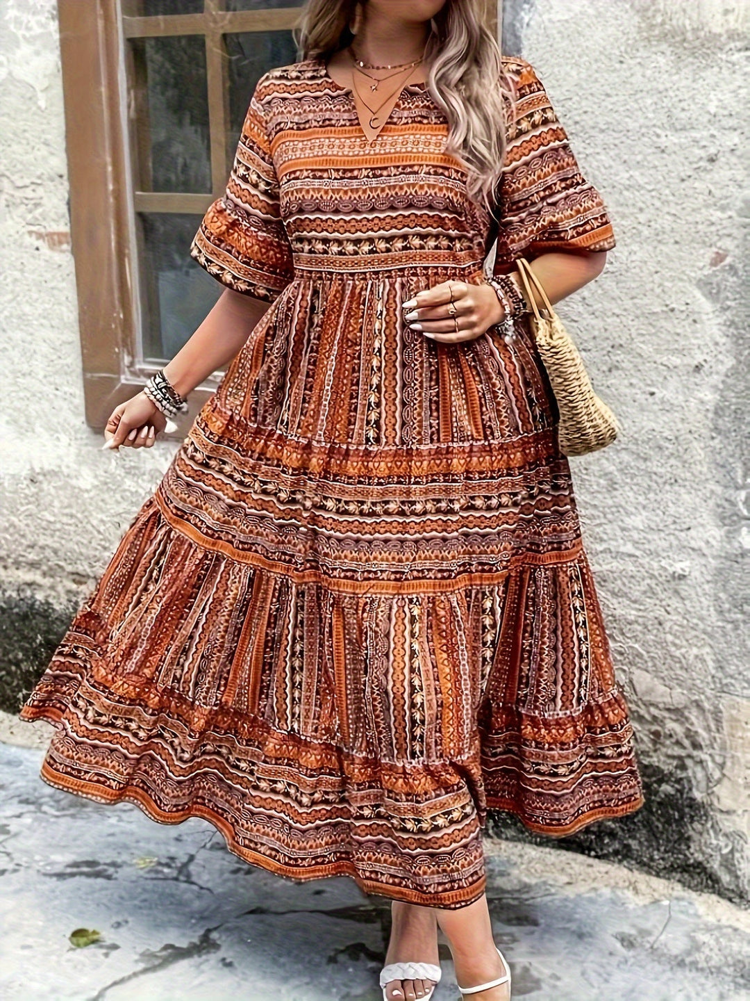 Joraine - Fluid Ethno Dress