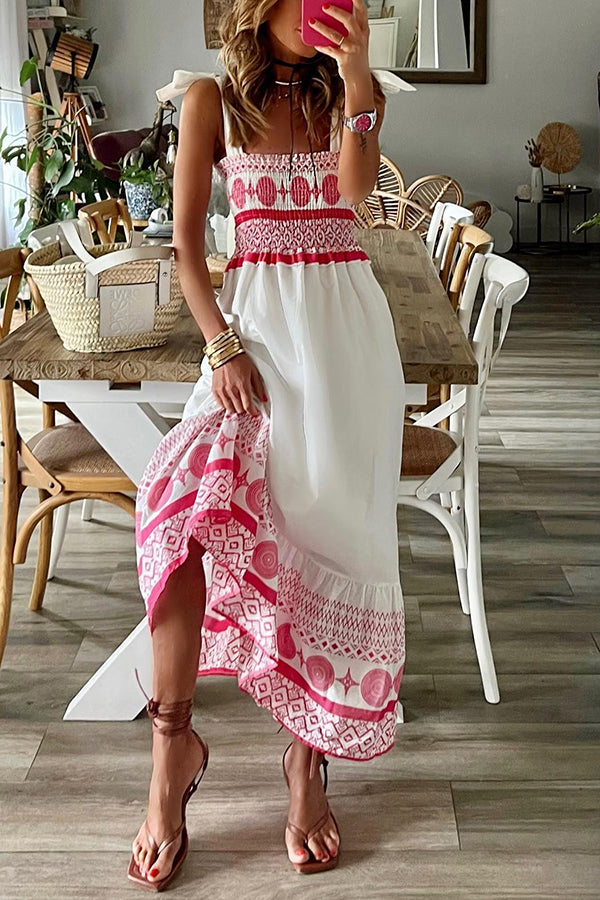 Rianna - Maxi Abito Estivo in Stile Bohemien