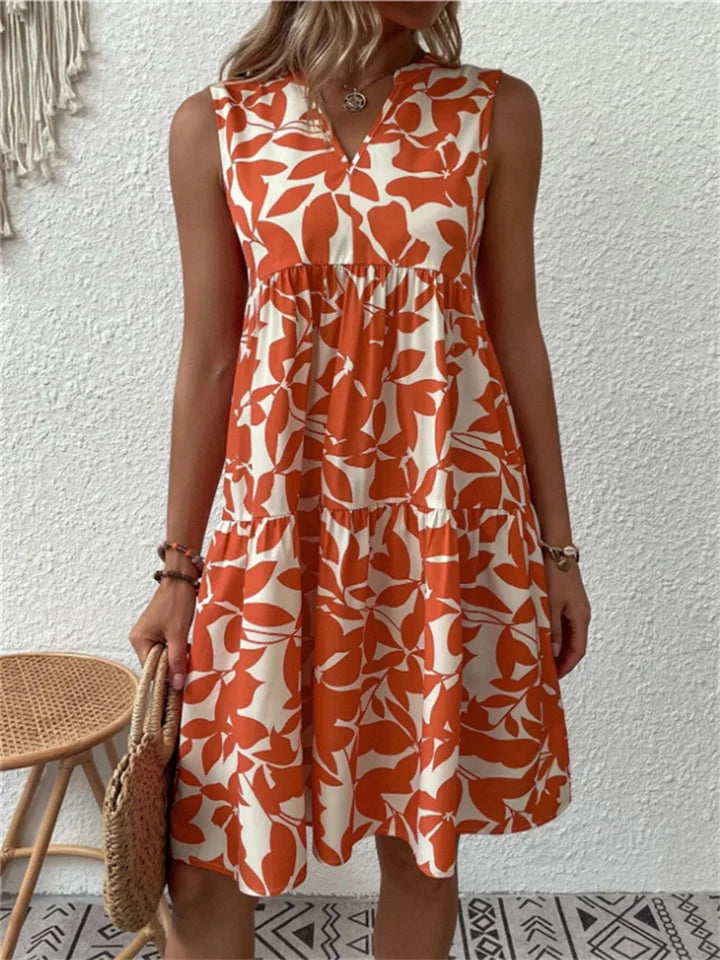 TASHA | ELEGANT MIDI FLUID DRESS