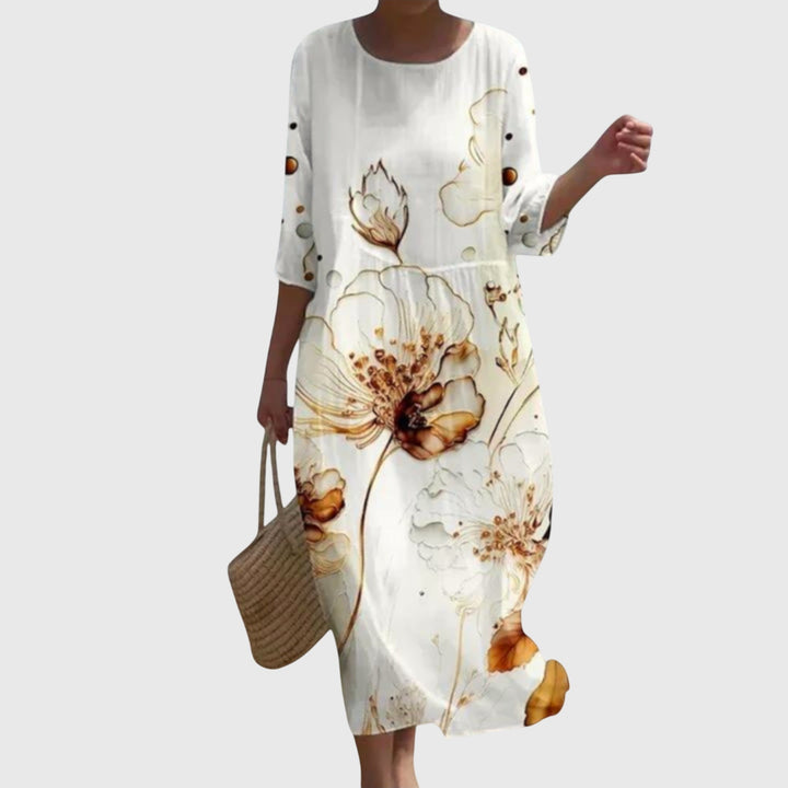 Hayley™ | Elegante Maxi Abito Floreale