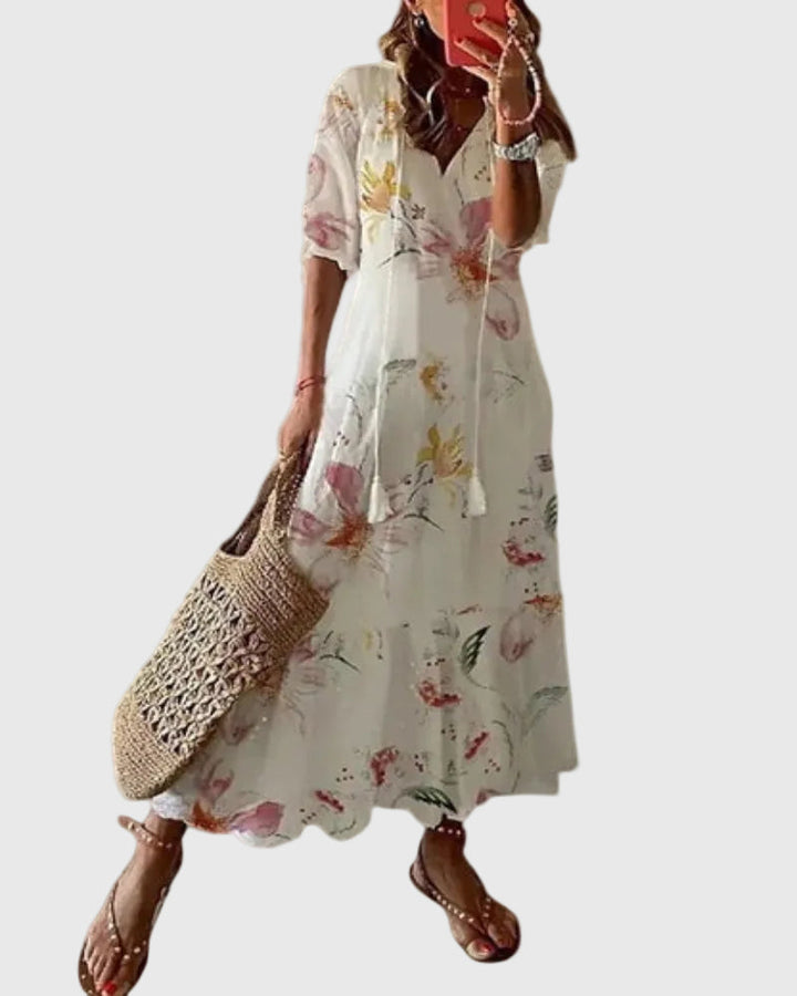 Amalia | Vintage Boho Maxi Summer Dress