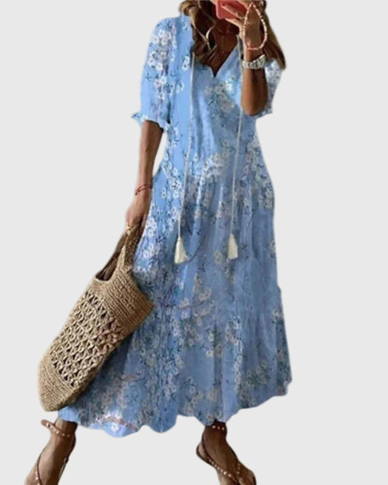 Amalia | Vintage Boho Maxi Summer Dress