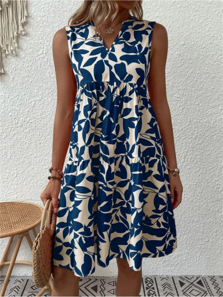 TASHA | ELEGANT MIDI FLUID DRESS