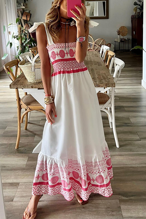Rianna - Maxi Abito Estivo in Stile Bohemien