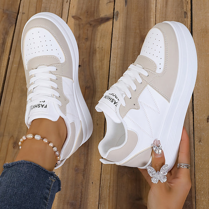 Chloé | Eleganti Sneakers con Soletta Piattaforma