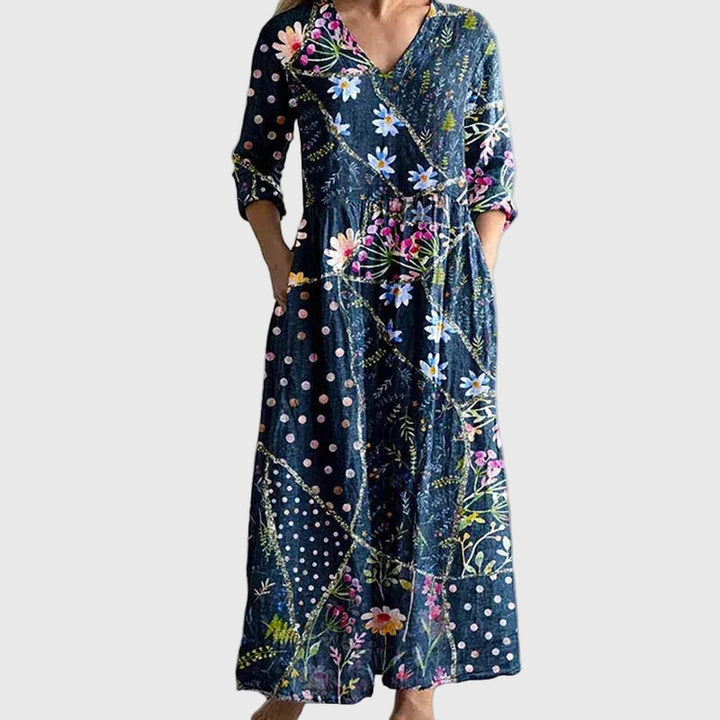 Saule | Elegante Abito Maxi con Stile Raffinato