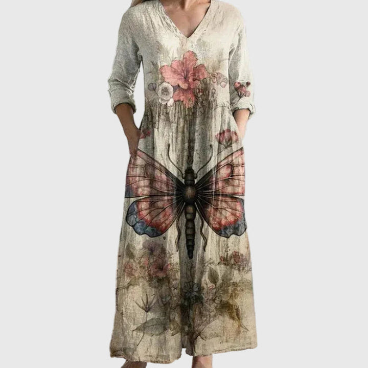 Saule | Elegante Abito Maxi con Stile Raffinato
