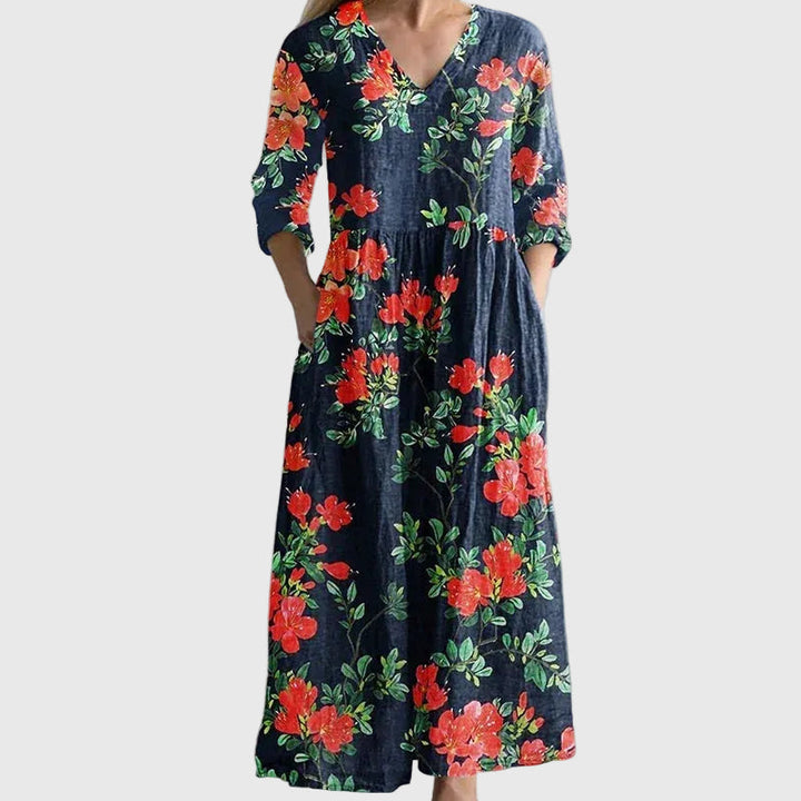Saule | Elegante Abito Maxi con Stile Raffinato