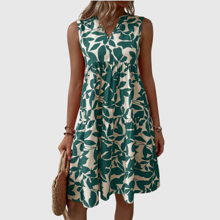 TASHA | ELEGANT MIDI FLUID DRESS