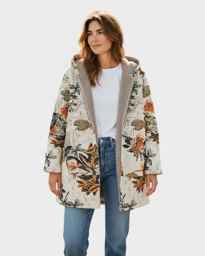 Elena - Giacca Bohemien con Stampa Floreale