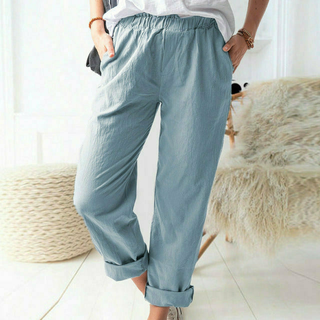 Neria - Pantaloni con Struttura Morbida