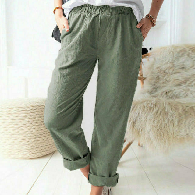 Neria - Pantaloni con Struttura Morbida