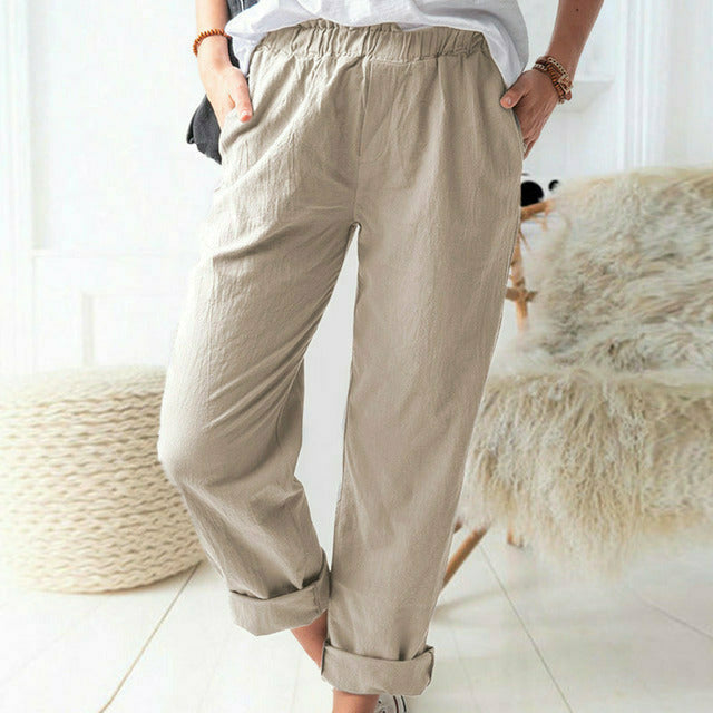 Neria - Pantaloni con Struttura Morbida