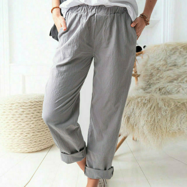 Neria - Pantaloni con Struttura Morbida