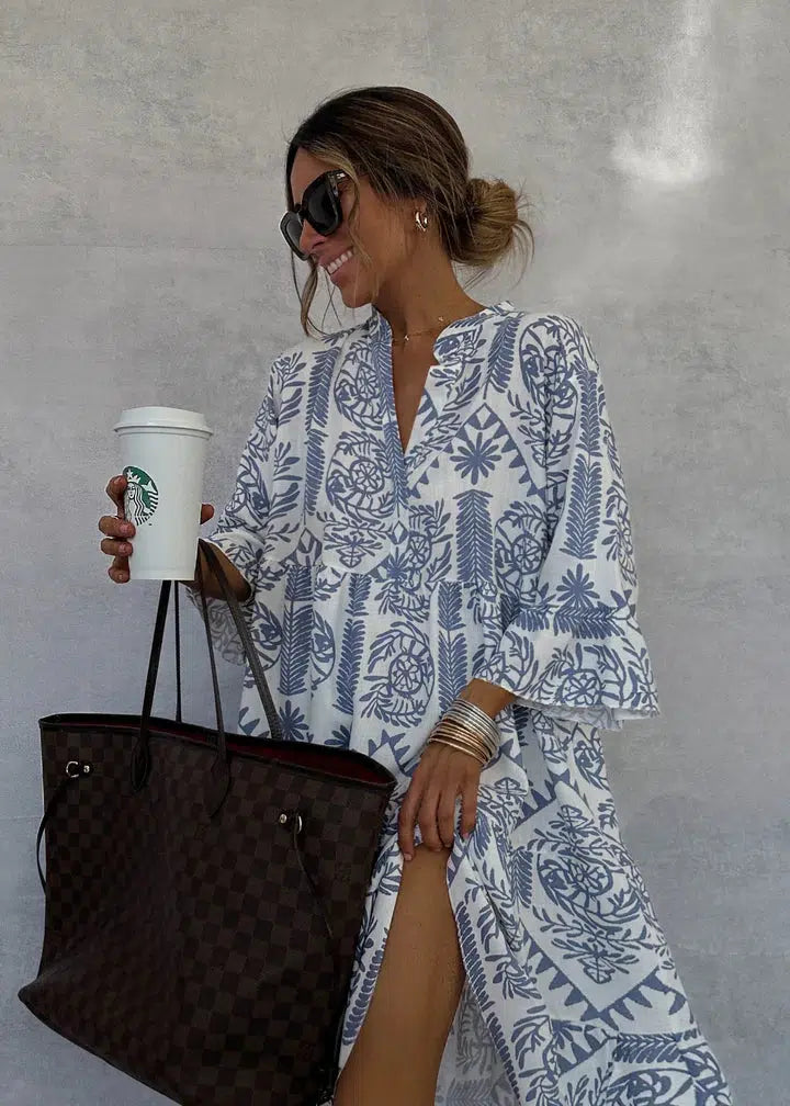 Fiorelia - Casual Bohemian Tunic Dress