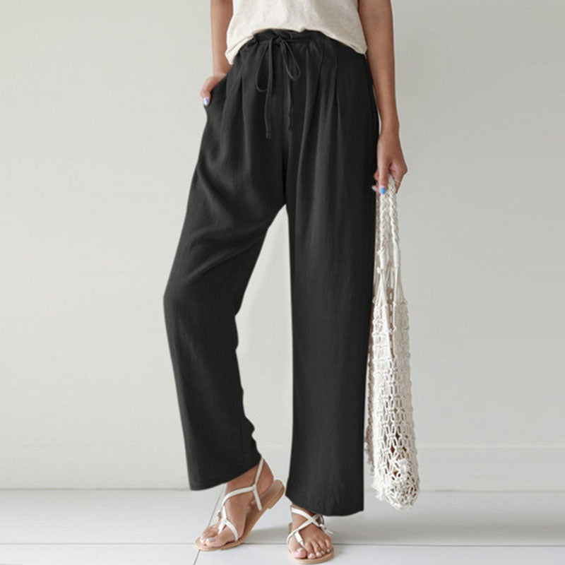 Vara - Pantaloni Comodi con Corda