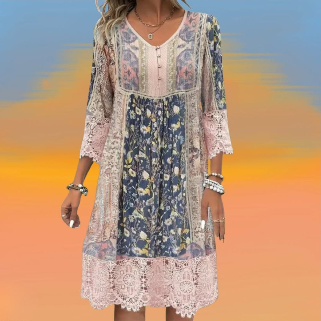NAYA | Luxe Boho Midi Dress