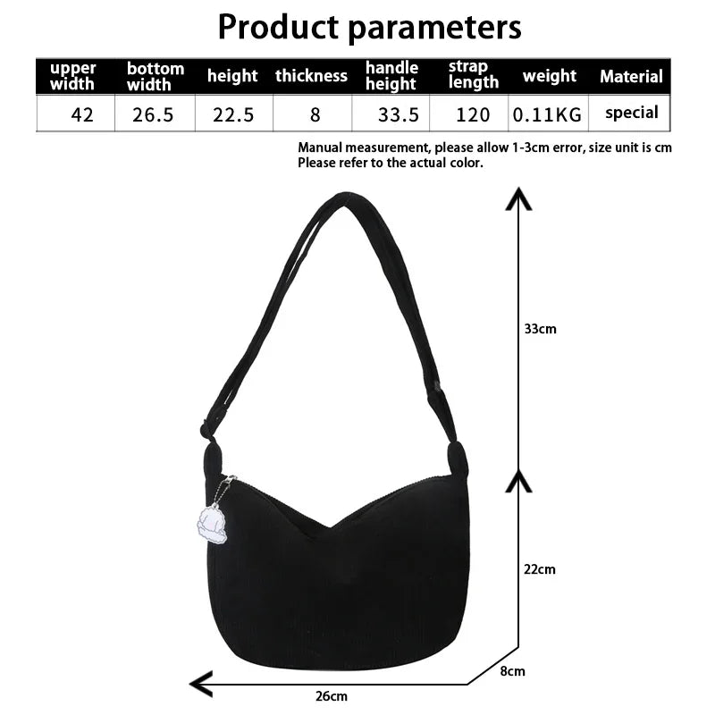 Auriane | Borse a Spalla in Tessuto Cordura