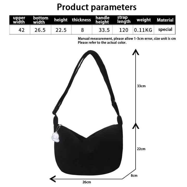 Auriane | Borse a Spalla in Tessuto Cordura