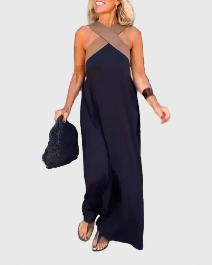 Elena | Abito Maxi Elegante e Fluido