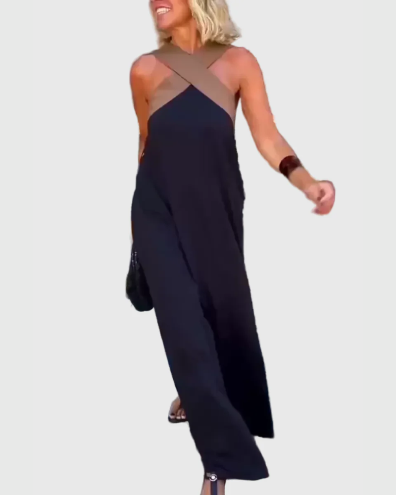 Elena | Elegante Maxi Abito Fluido