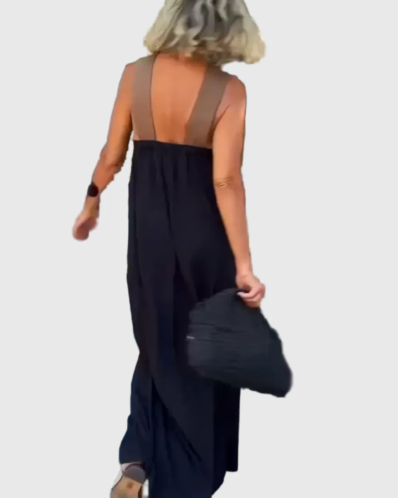 Elena | Elegante Maxi Abito Fluido