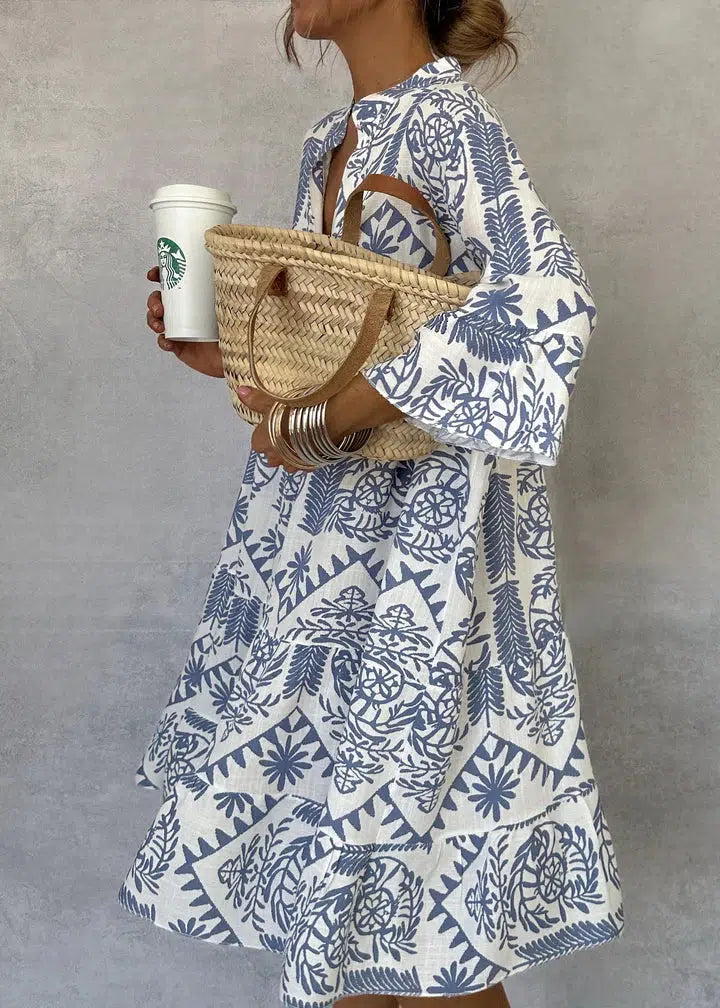 Fiorelia - Casual Bohemian Tunic Dress