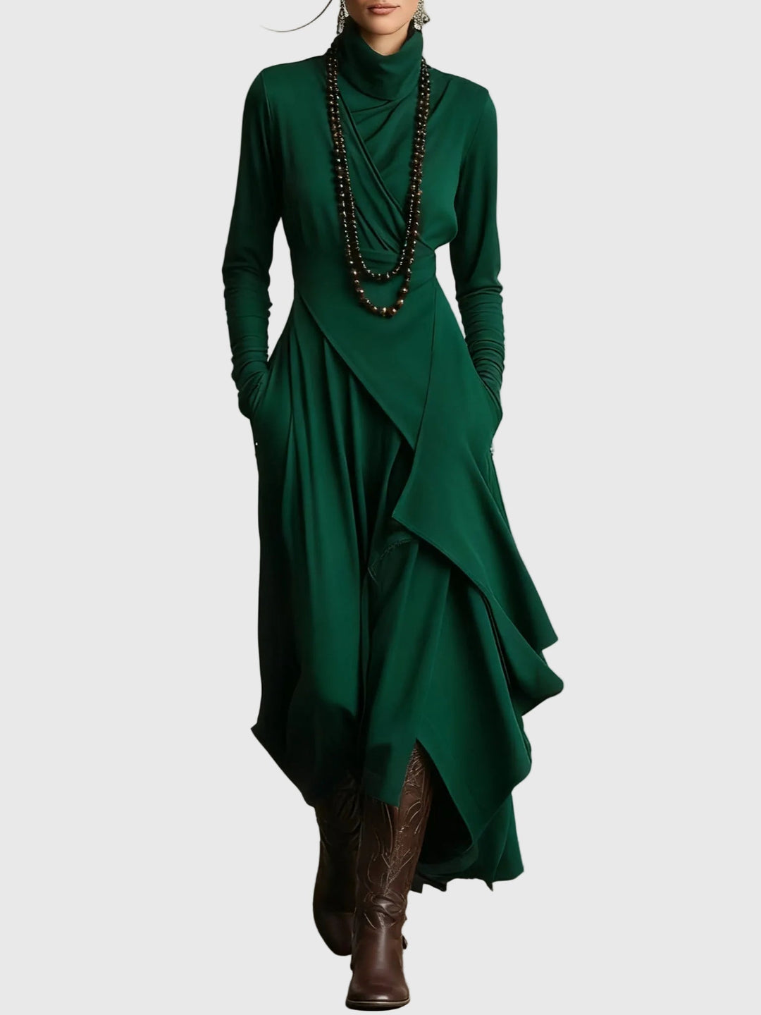 Viola | Maxi Pleated Dress