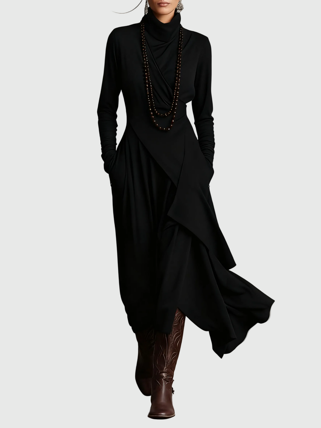 Viola | Maxi Pleated Dress