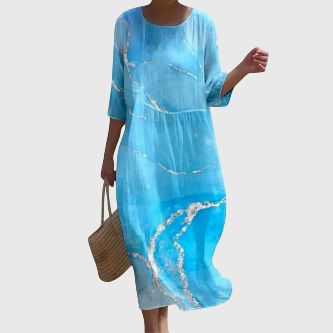 Hayley™ | Elegante Maxi Abito Floreale