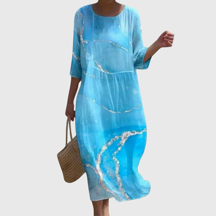 Hayley™ | Elegante Maxi Abito Floreale